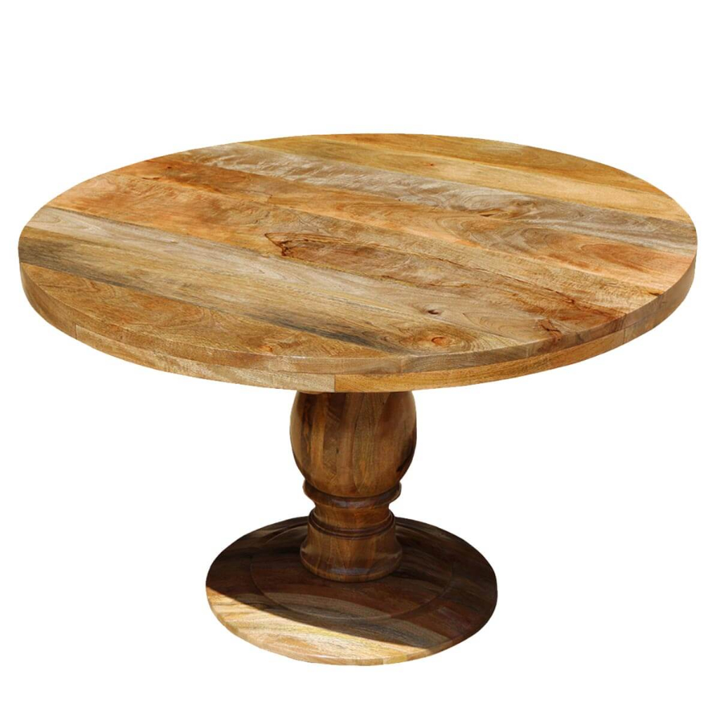 48 round dining table pedestal